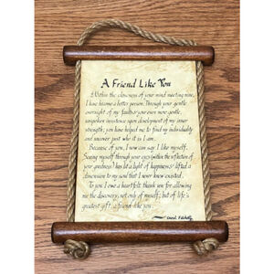 Wall Hanging A Friend Like You Vintage